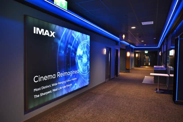 Inside the Odeon Luxe Cinema in Peterborough