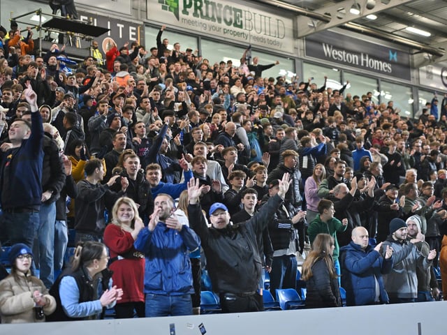 Peterborough United hammered Cambridge United to take the bragging rights.