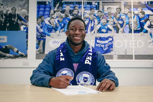 New Posh signing David Kawa. Photo: Joe Dent.