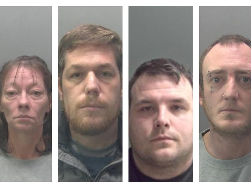 Some of the faces of crooks jailed over the past month