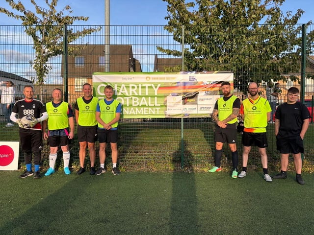 The 5-a-side event was organised by Peterborough firm Jensen Solutions Ltd.