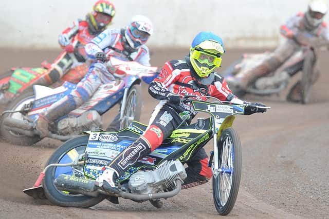 Paul Starke racing for Panthers in 2018. Photo: David Lowndes.