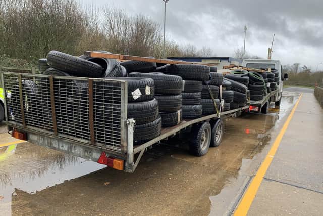 The vehicle that was stopped by police in Maskew Avenue.
