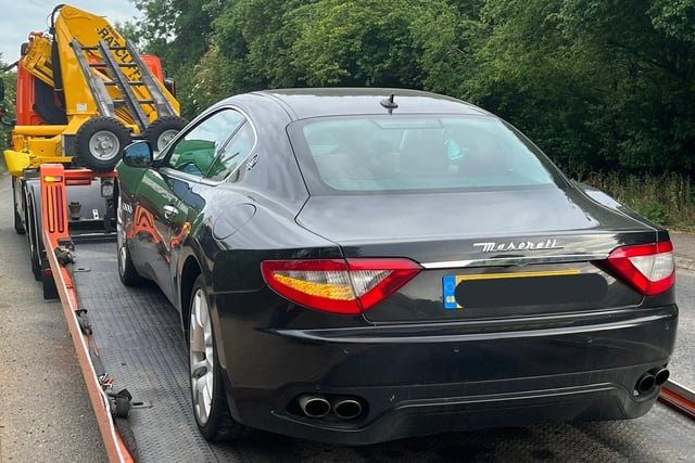 This vehicle's speed and the smell of cannabis caught officers attention in Peterborough this week. When the driver was stopped it was later discovered that he was also uninsured. The driver failed a roadside drugs test and was arrested, as well as his vehicle being seized.