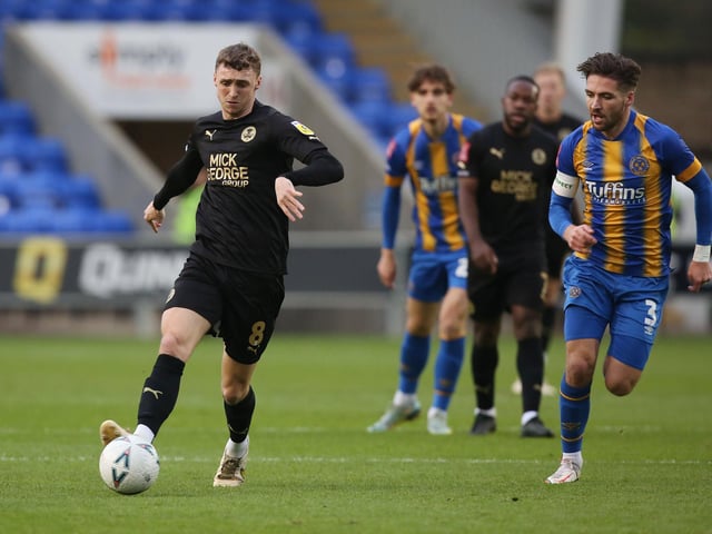 HIT! Signed from Barnet for £500K in 2020. The midfielder was a key player in the Posh promotion campaign of 2020-2021. 111 appearabes, 16 goals. Still at Posh.