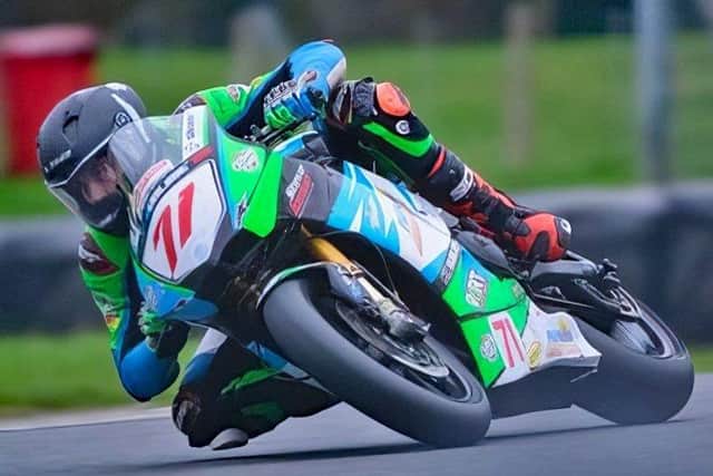Max Hardy in action at Brands Hatch.