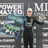 Alfie Garford with the spoils from his latest success. Photo  Jakob Obrey Photography.