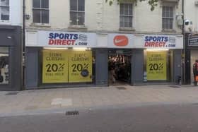 The Sports Direct on Long Causeway.