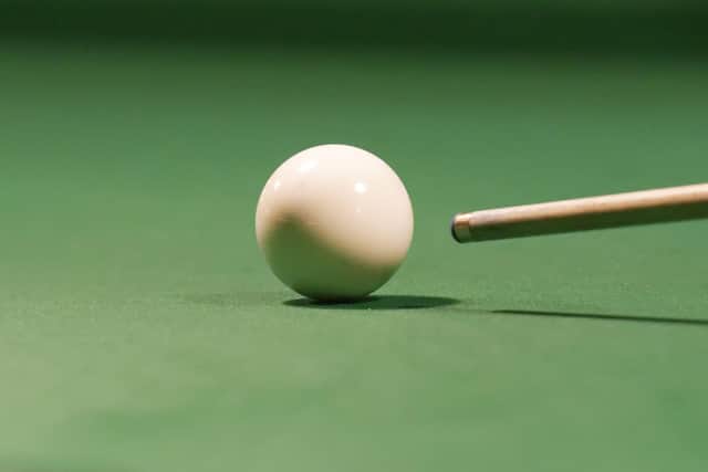 Top class snooker at the Conservative Club on Sunday.
