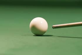 Top class snooker at the Conservative Club on Sunday.