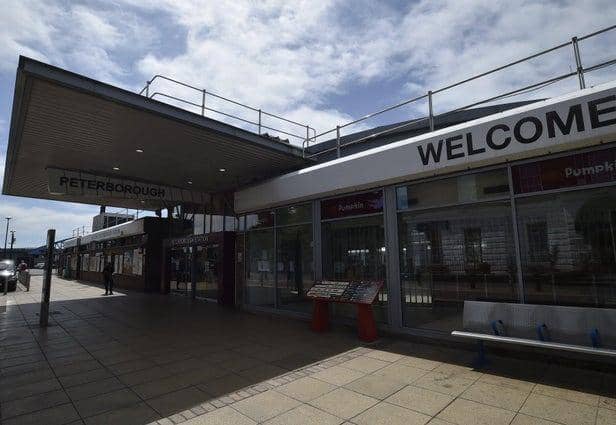 There is disruption to rail services between Peterborough and London