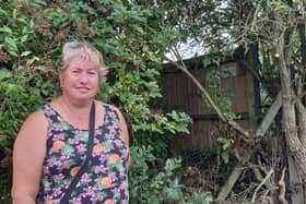 Jayne Robinson says she doesn't feel safe in her own garden