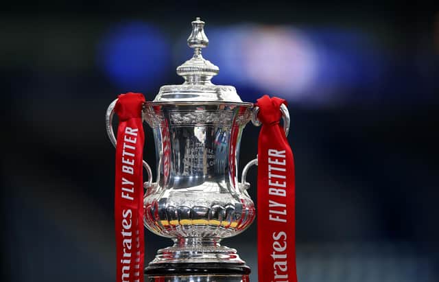 The FA Cup trophy. Photo: Getty Images