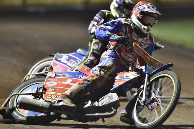 Simon Lambert rides again for Panthers in Ipswich. Photo: David Lowndes.