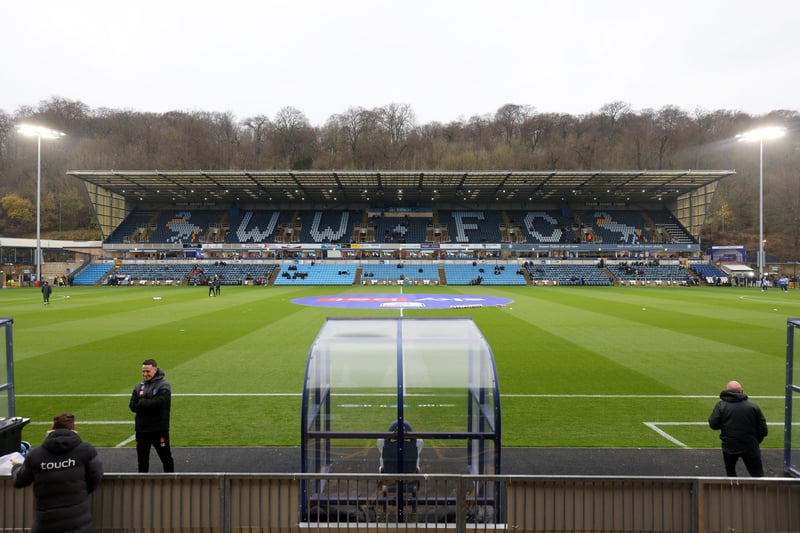 Adams Park. Capacity:  10,137. Distance: 106.1 miles. Posh record: P13 W1 D4 L8 F14 A28. This is a big bogey ground for Posh with the club's only win arriving in 2003.The Chairboys used to share the ground with the much more famous Wasps rugby union club.  (Photo by Alex Morton/Getty Images).