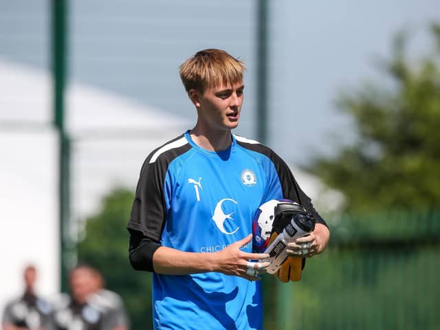 Lucas Bergstrom in training with Peterborough United. Photo: Joe Dent.