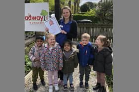 Broadway nursery with their 'Top 20' award from daynurseries.co.uk.
