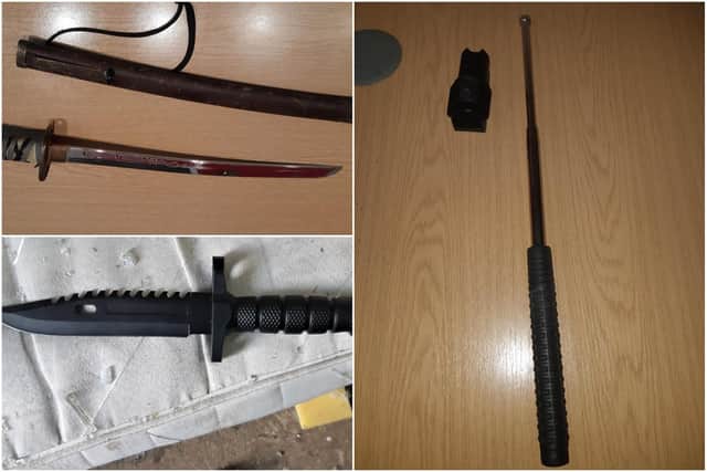 Some of the weapons handed in during previous amnesties