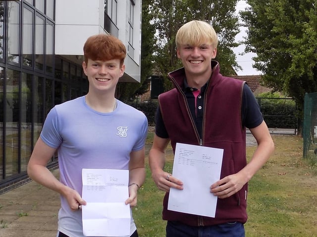 Harvey Frosdick and Fin Allen from The Deepings School
