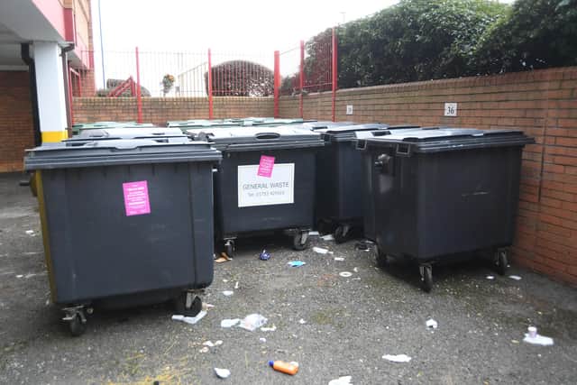 The rubbish was cleared earlier this week
