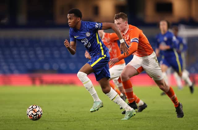 Malik Mothersille in action for Chelsea. (Photo by Warren Little/Getty Images).