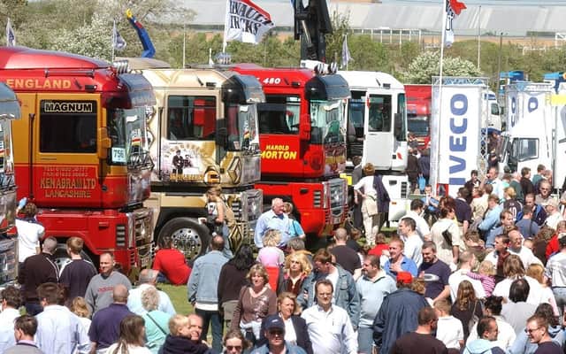 Crowds descent on Truckfest on a sunny weekend back in 2003 (image: David Lowndes)