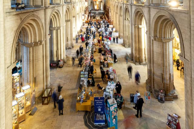 Peterborough Cathedral Christmas Market returns in November. Picture by Terry Harris.