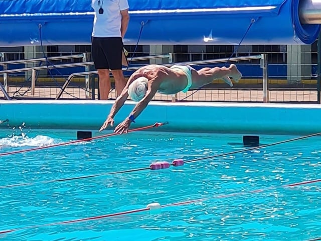 Bill Marriot's diving start