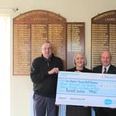Thousands were raised by the golf club