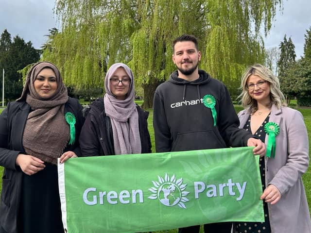 Some of the young Greens in Peterborough