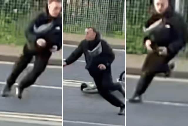 Cambridgeshire Constabulary wish to speak to the man in these images.