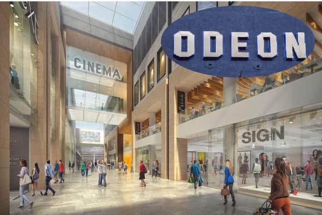 New plans show the proposed layout for the Odeon Cinema at Peterborough's Queensgate Shopping Centre, and which is expected to open in November 2024.