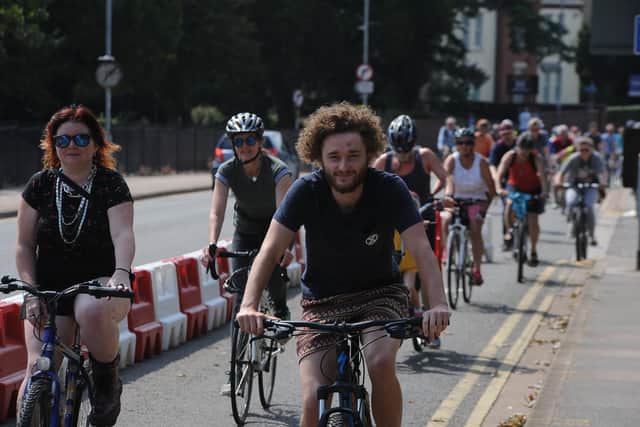 It is hoped the plans will encourage more people to cycle, rather than use the car