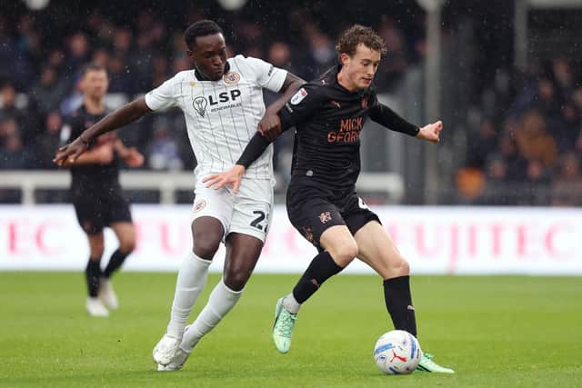 Harry Ashfield in action for Posh at Bromley. Photo Joe Dent/theposh.com