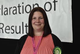 Kirsty Knight, Green Party  councillor for Orton Waterville