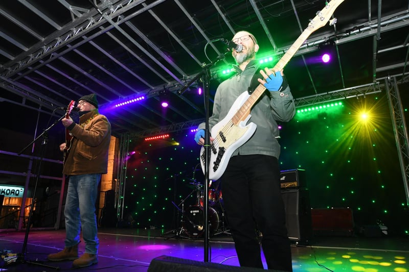 Popular local band Citizen Smith got a great reception when they took to the stage.
