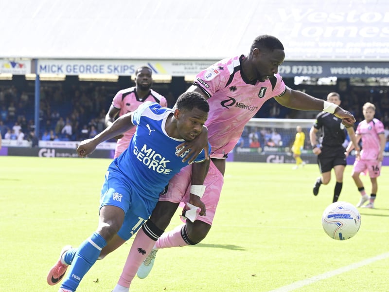 He set up three great scoring chances in the first half an hour at Blackpool so deserves another go. He can run flat out for an hour before Bolu Shofowoke is unleashed.