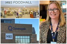 Dr Cheryl Greyson,  Senior lecturer in the Faculty of Business, Innovation and Entrepreneurship at ARU Peterborough, right. Retailer M&S has announced plans to close its store in the Queensgate Shopping Centre in Peterborough.