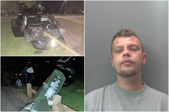 Rickey Howley, and the crashed car