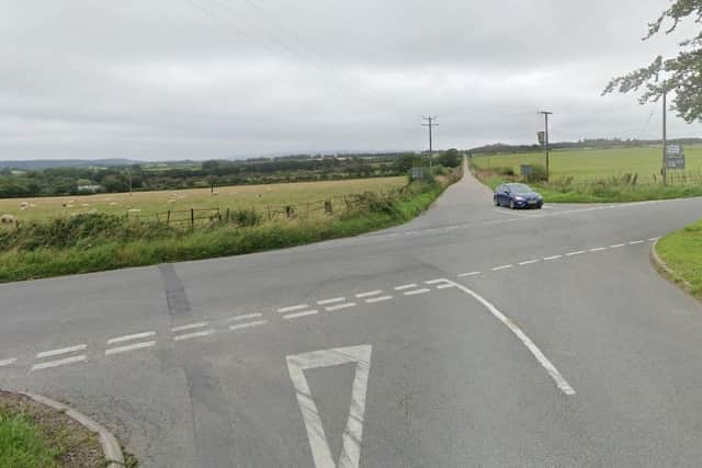 The crash happened at Iron Railings Cross, on an unnamed road near Tavistock
