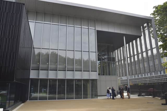 The exterior of the new ARU Peterborough teaching building.