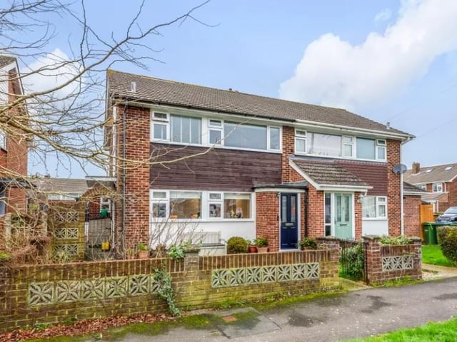 This four bed semi-detached house in Lasham Walk, Fareham, is on the market for £325,000. It is listed by Beals - Fareham on Zoopla.