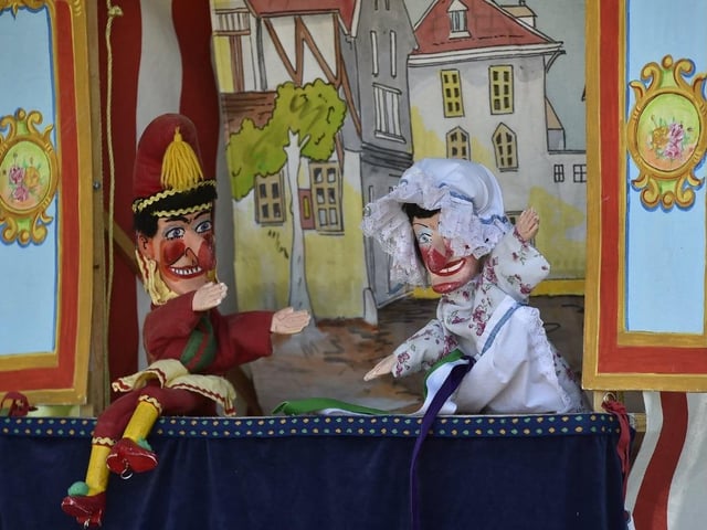 It wouldn't be a festival for the kids without Punch and Judy.