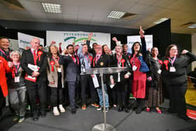 The Labour Group celebrate.