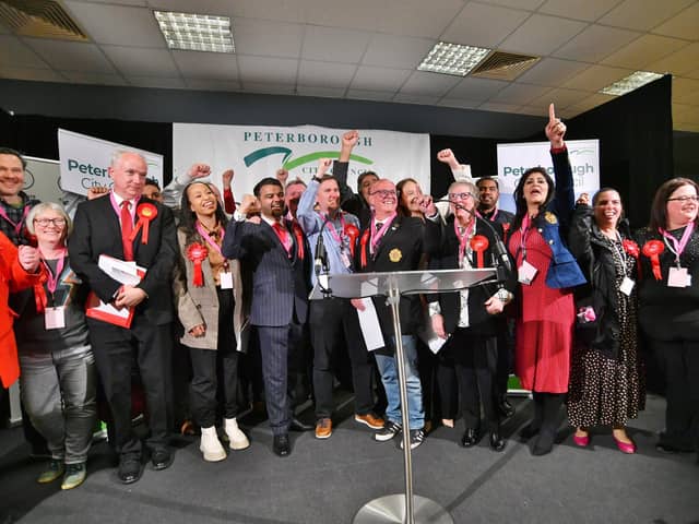 The Labour Group celebrate.