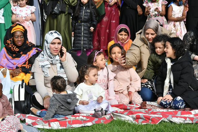Around 1,000 people celebrated Eid at Central Park