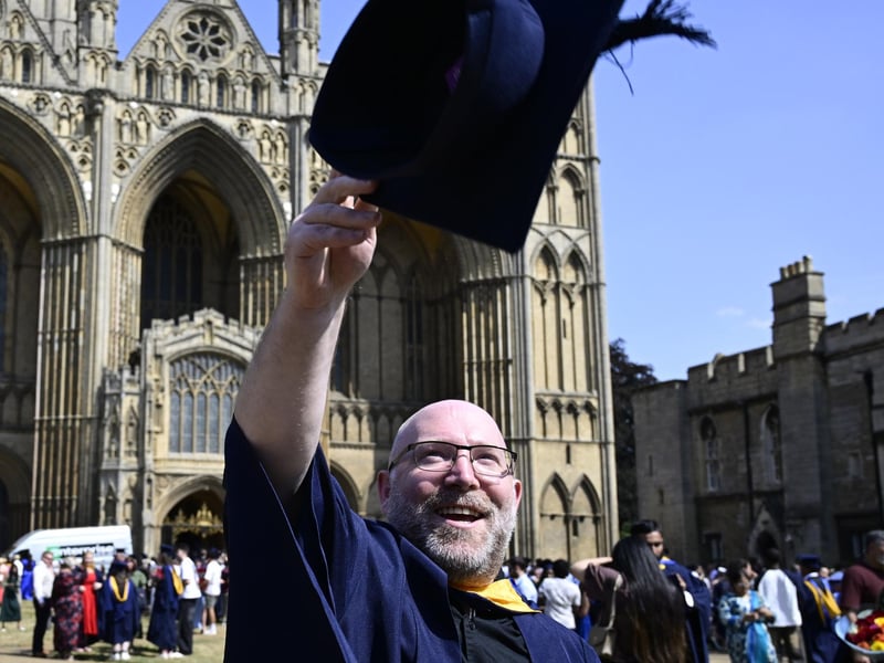 IN PICTURES: Graduates' dreams come true as they celebrate degree ...