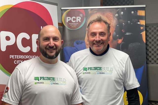 Matthew Pudney from Princebuild and radio presenter Kev Lawrence pictured together for the launch.