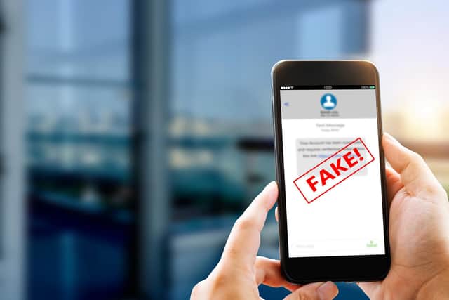 Residents are urged not to click on the links
