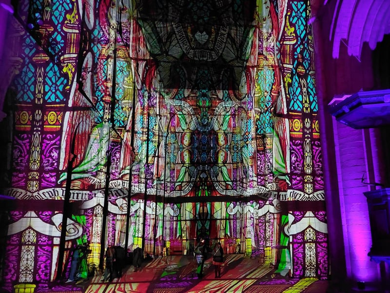 Starlight by Luxmuralis is at Peterborough Cathedral until Saturday, November 16